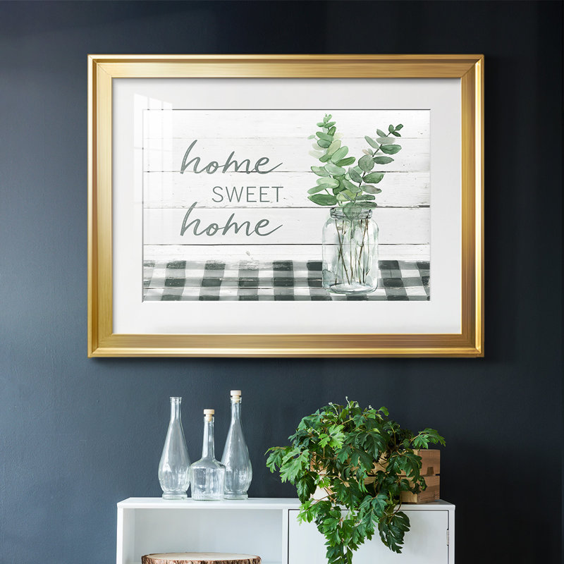Eucalyptus Home Sweet Home, Or, H 15 po x l 21 po x P 1,5 po