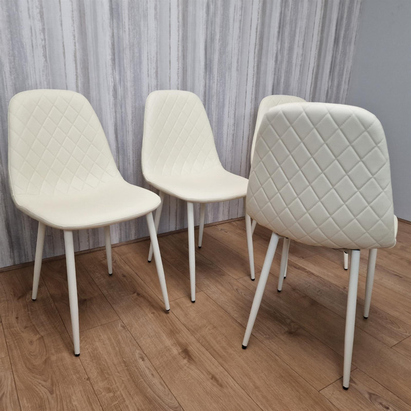 4 -Person Dining Set, Cream