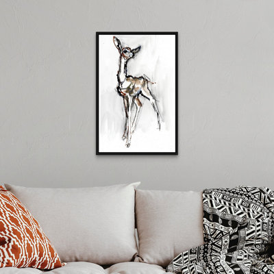 Gerenuk fauve, Sarara, 2018 par Inconnu - reproduction d'art sur toile