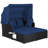 Devrim 60.5" Long Reclining Double Chaise with Cushions