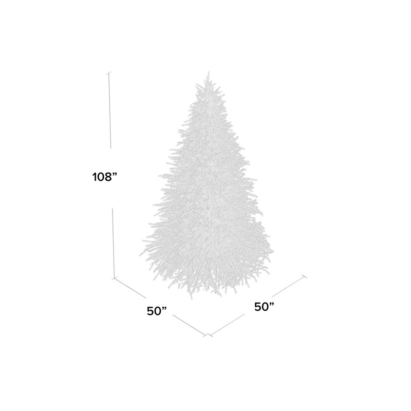 Canadian Balsam Artificial Christmas Tree Clear Light, 9'