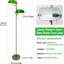  Lampe sur pied Green Glass Bankers