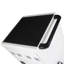 Chariot de charge mobile et armoire pour tablettes PC portable 30 appareils avec serrure à combinaison (blanc)