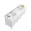Meuble-lavabo double l 84 po Brittany-125373578