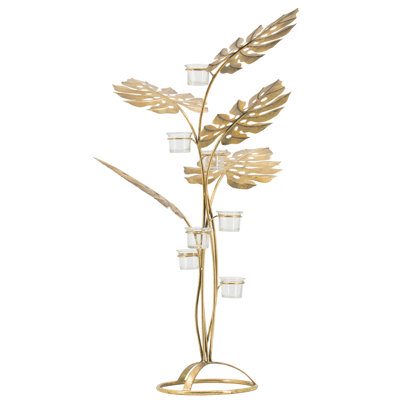 34.6'' H Iron Tabletop Candelabra