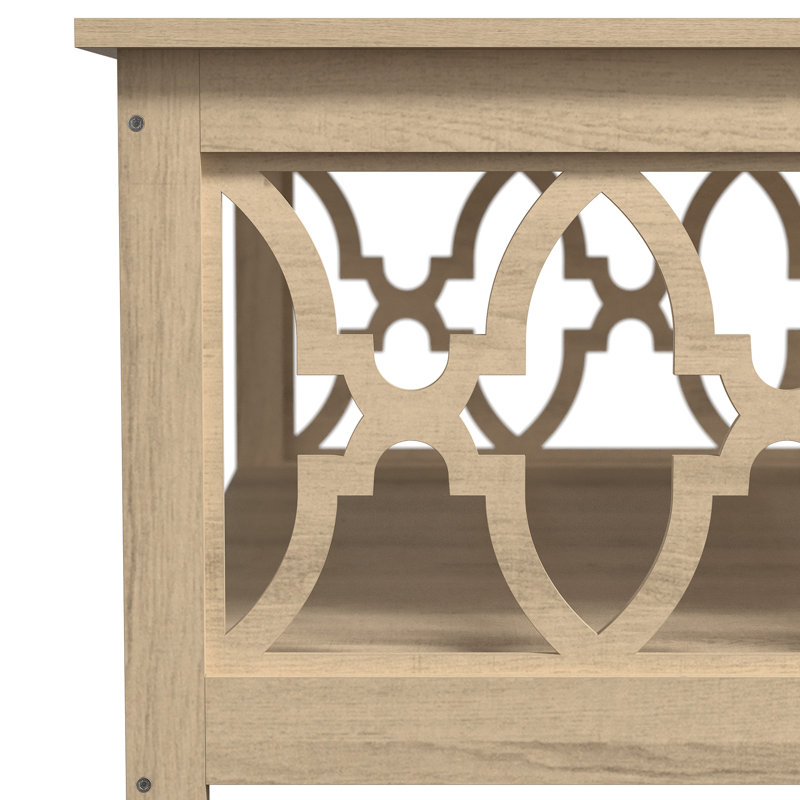 Chessani Square Coffee Table with Storage, Oslo Oak