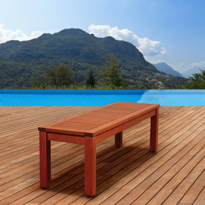 Shuri Eucalyptus Picnic Bench by Red Barrel Studio