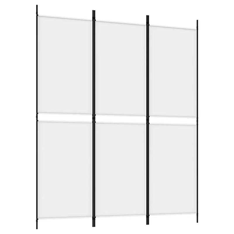 Kahleo Room Divider, White, 200cm H x 150cm W, 3