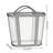 Grey,4Pcs,Foldable Laundry Hamper With Mesh Design For Home, Dorm, And Closet Organization - Portable Storage Basket For Clothes, Socks, And Undergarments-1429320393