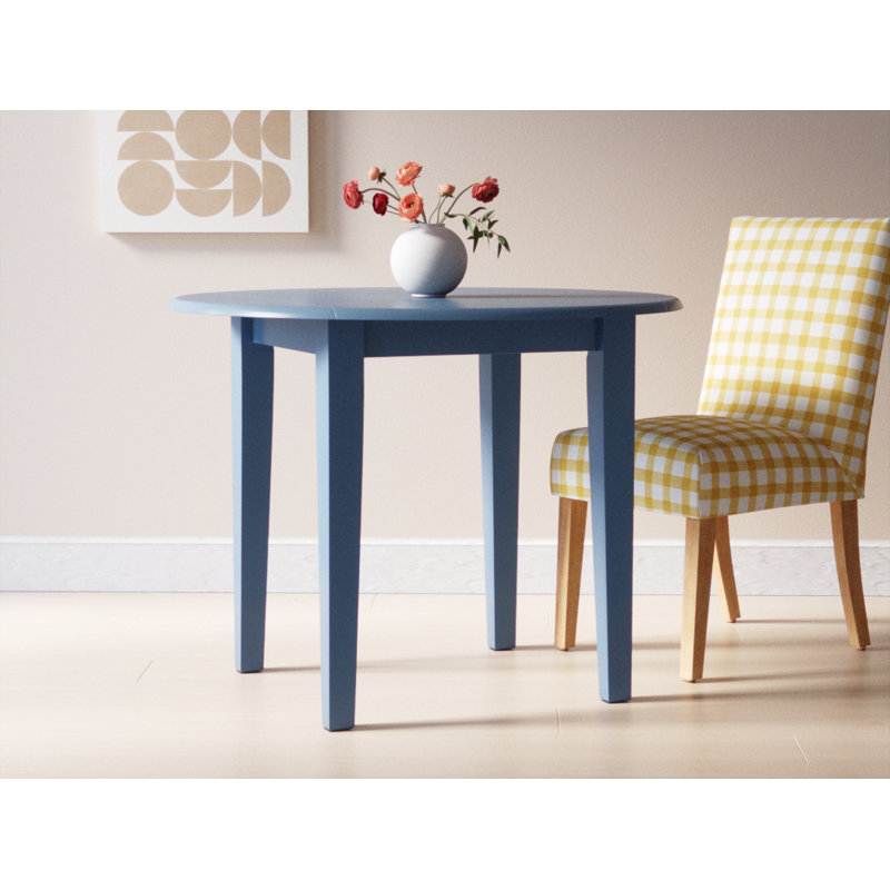 Framlingham Extendable Round Solid Wood Dining Table, Midnight Blue