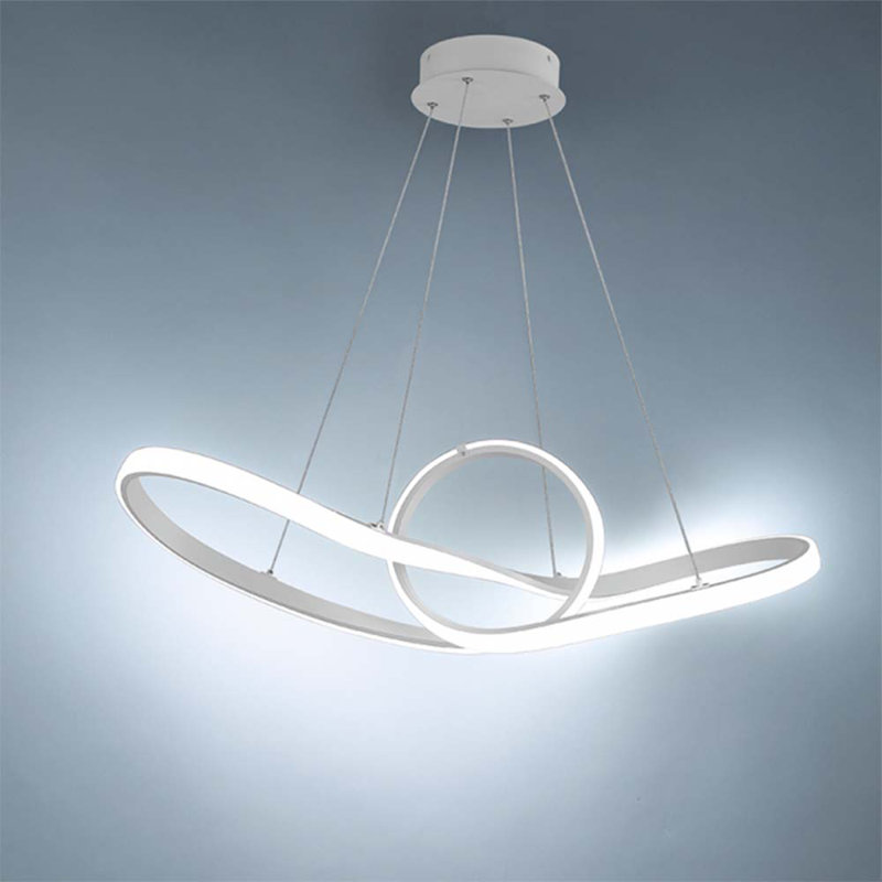 Cissna 1 - Light LED Unique/Statement Pendant, White