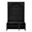 Hall Tree With 2 Cabinet & 4 Hooks-968923801