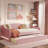 Taomi Upholstered Daybed with Light and Trundle-174515342-174515340