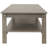 Piroska Rectangular MDF Wood Coffee Table with Shelf