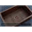 Luxury Heavy 12-Gauge Copper Farmhouse Sink, Includes Accessories, Flat Front