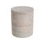 Table d'appoint en béton léger Travertine