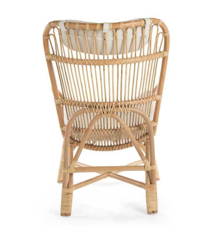 Aindriu Upholstered Armchair, Natural