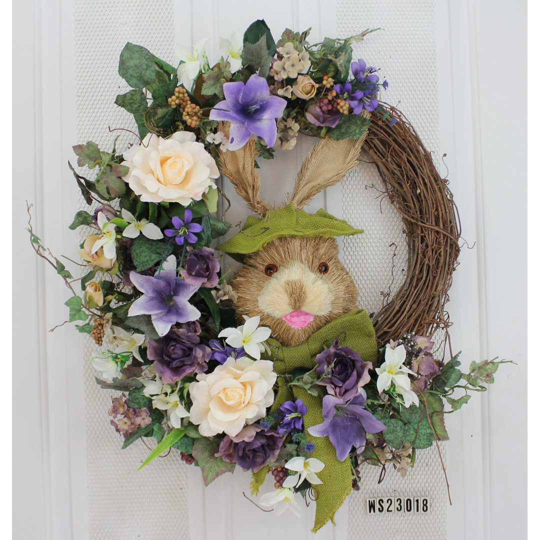 Handcrafted Faux Rose Foam 24'' Wreath The Holiday Aisle®