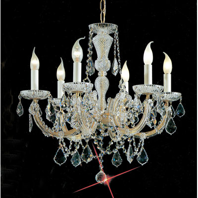 Falson 6-Light Candle Style Chandelier -  Rosdorf Park, 07AAA977243648ECBC6C13E01A83837D