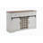 Versatile Rustic Buffet Sideboard with Multiple Storage Options for Home