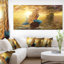 Sea Mermaid with Ghost Ship - impression d'art graphique-2028516243-2013929236