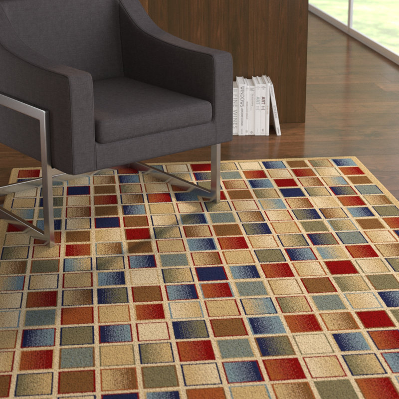 Savoy Geometric Indoor Rug, Rectangle 5'3" x 7'7"
