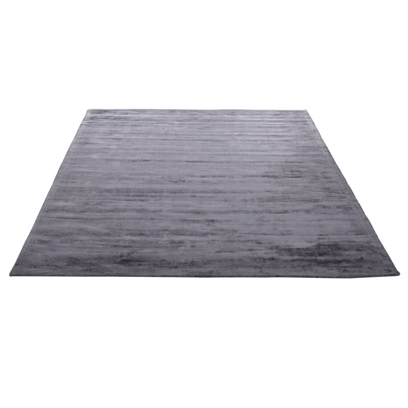 Shine Hand Loomed Anthracite Indoor Rug, Rectangular 190 x 290cm