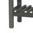 Indoor Outdoor HDPE Shower Bench with Handles Storage Shelf and Non-Slip Feet-1368482368