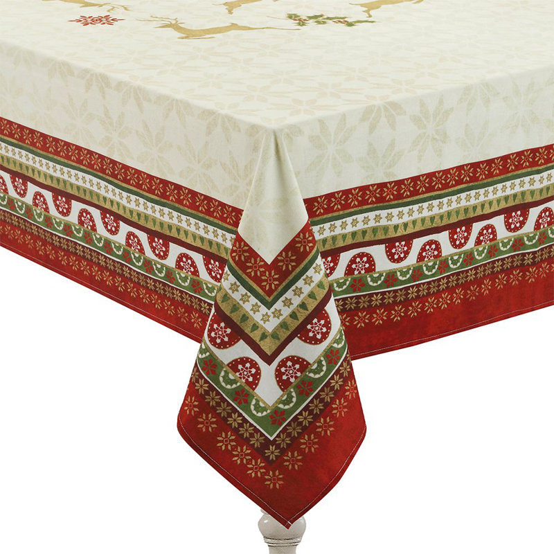 Simply Christmas Tablecloth, 84" x 70"