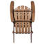 Chaise Adirondack en bois massif