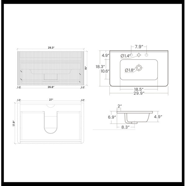 Dimensions du produit