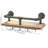 Wall Mounted Wine Rack Wooden Rustic Wine Bottle Glass Floating Shelf With Stemware Holder Modern Plant Photo Wine Display Storage Rack For Kitchen Dining Room Bar