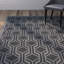 Tapis noir / anthracite à motif géométrique Sayden-20794471