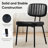 Donivee Flaux Leather Upholstered Dining Chairs-664490630