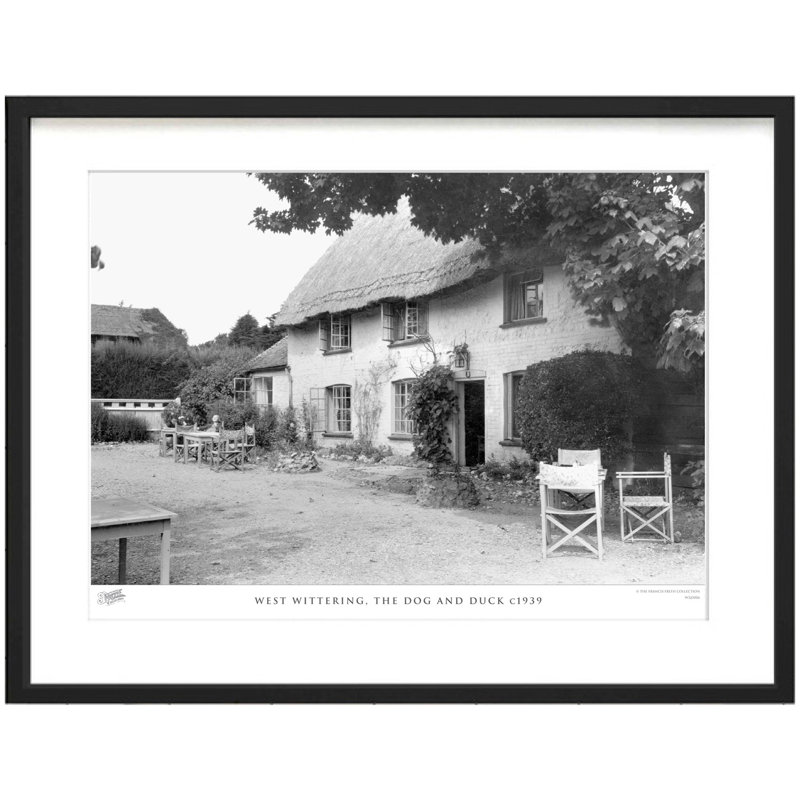 West Wittering, The Dog And Duck C1939 by Francis Frith - Single Picture Frame Print, 60cm H x 80cm W x 2.3cm D