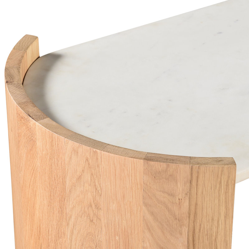 Dala 50'' W Marble Console Table