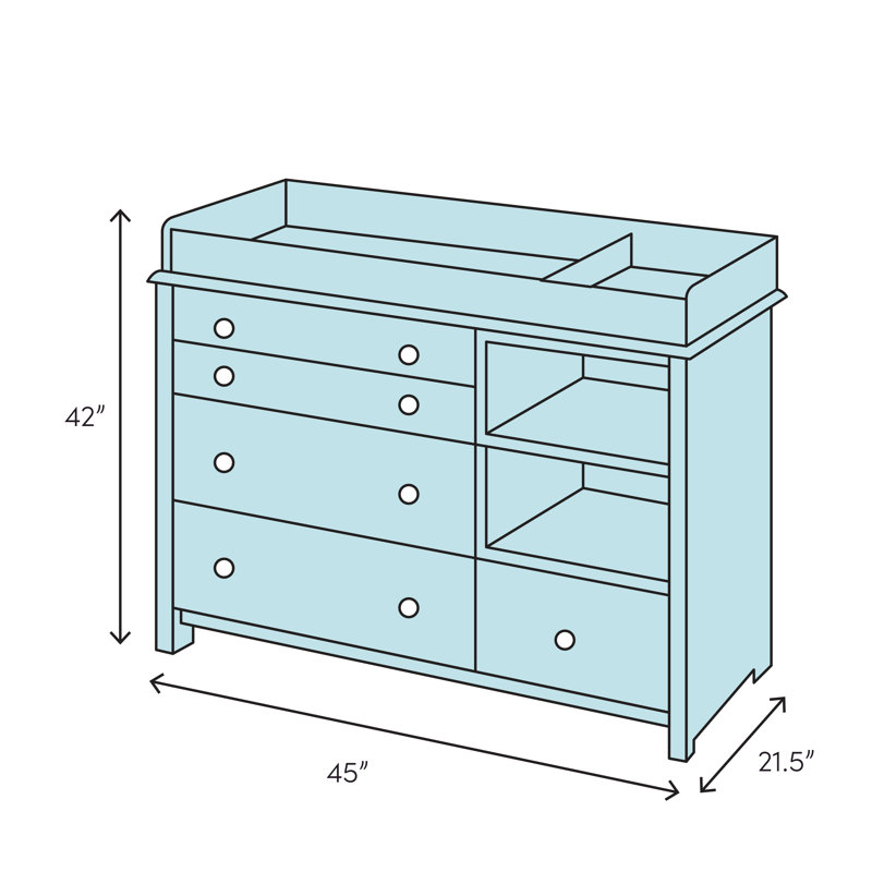 Serenity Changing Table with Pad