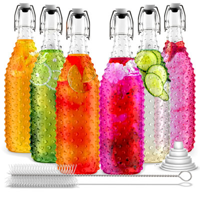  Ensemble de bouteilles en verre 33 oz (33 pièces)