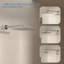 Pomme de douche à fixation murale de remplacement 16 pouces avec bras de douche à extension-103515721