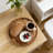 Wood Round Serving Tray, 11.5 Inch Decorative Candle Holder Tray For Coffee Table, Home Decor And Centerpiece-1317125292