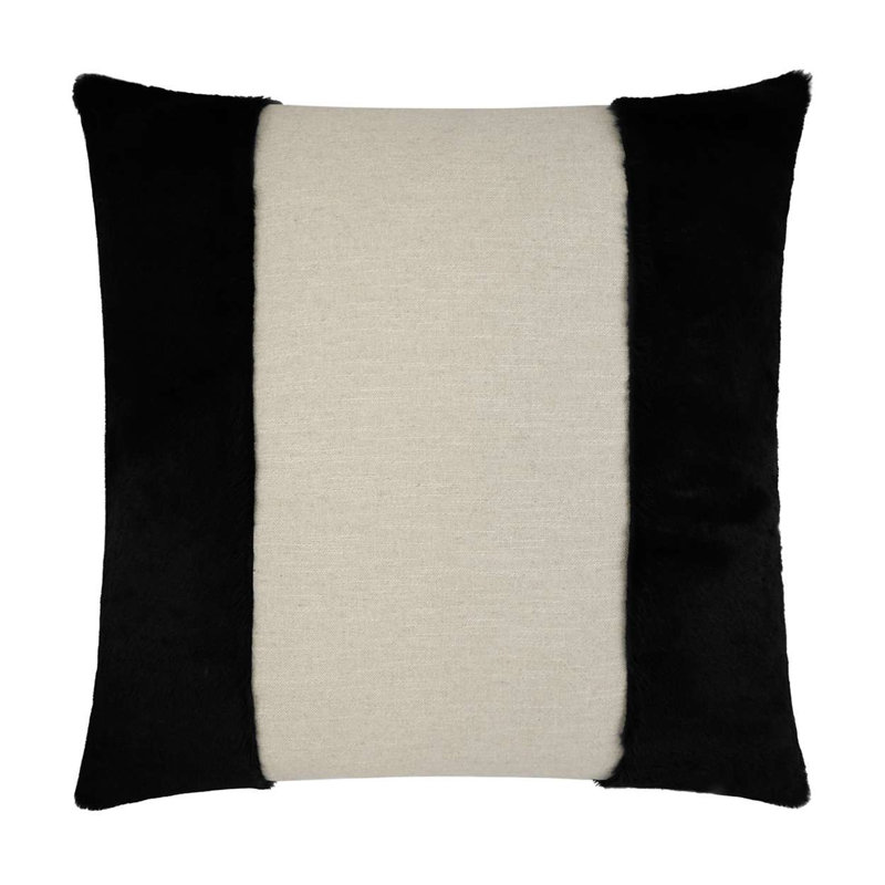 Courchevel Pillow Cover & Insert, Cream, Rectangle 14"H x 24"W