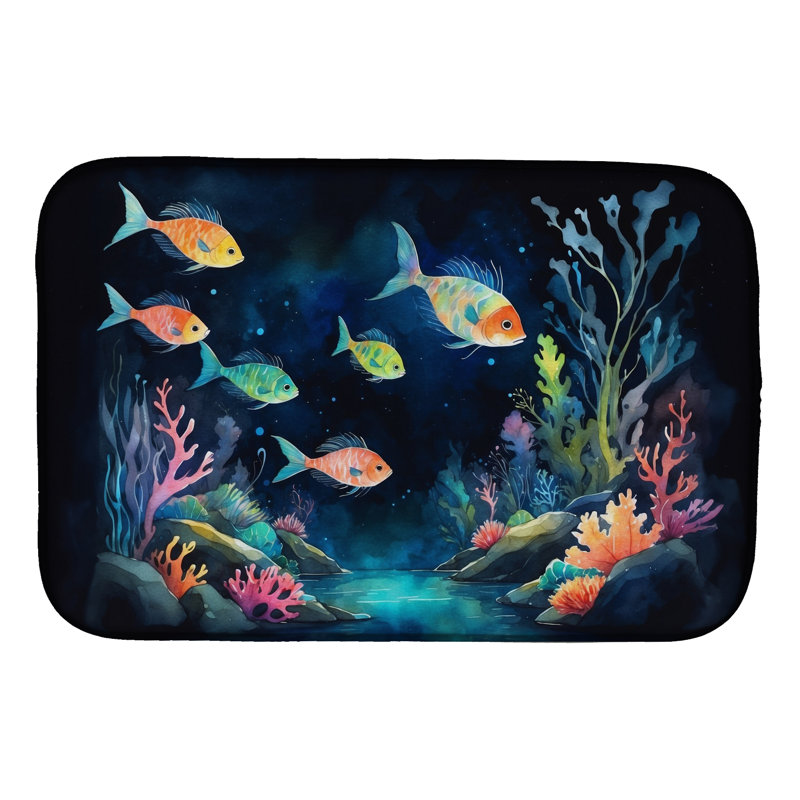 Tapis de séchage bioluminescent pour poisson
