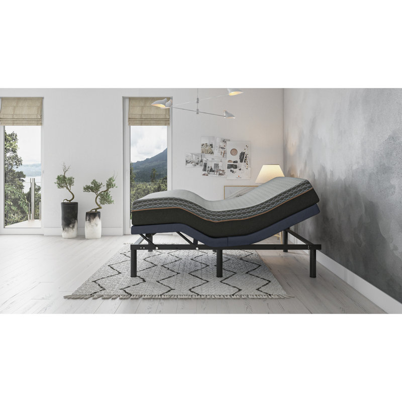Twin Xl Adjustable Bed Base: Head, Foot And Body Comfort Adjustments Os25 Massage, Position Adjustments, Wireless Control