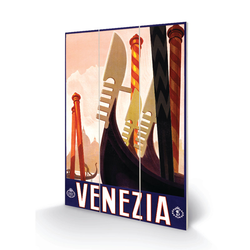 Venice by Piddix - No Frame Print on Wood
