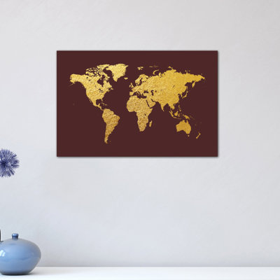 " Gold Foil On Cordovan " by Michael Tompsett