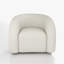 Fauteuil demi-tonneau pivotant rembourré Coyle-1867919385-1837077994