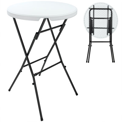 Round Metal Base Dining Table