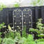 Treillis de jardin en métal antirouille 86,7 po x 19,7 po blanc crème, pour, aide au soutien des plantes d'extérieur, blanc facile à installer 86,7 po x 19,7 po, haricots rouille, assemblage simple de fleurs
