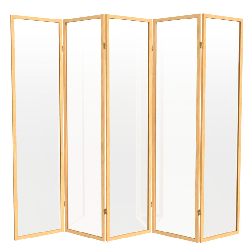 Cloison en plastique transparent Alayzhia, 5, 6 pi, Naturel
