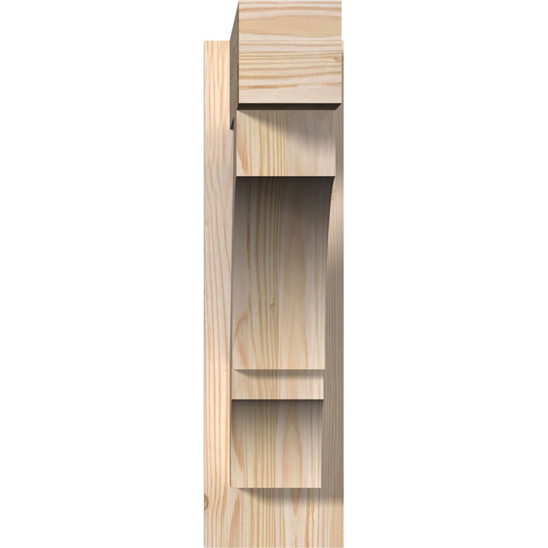 Bloc balboa rustique en bois rustique, P 20 po x H 20 po, Sapin Douglas de 7 1/2 po (lisse)